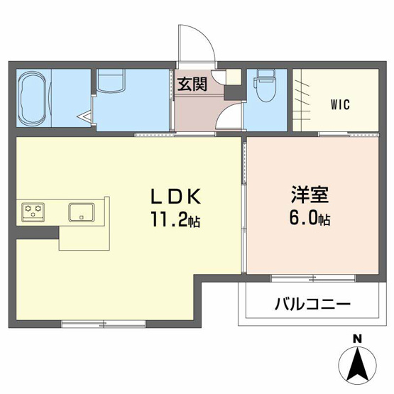 【間取り】 | ラ・パルテール新屋敷　Ⅰ 