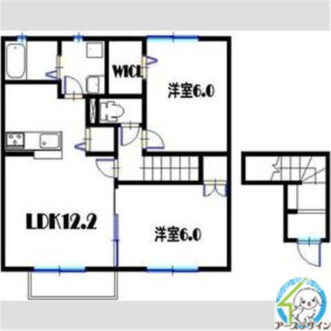 カーサドマーニの間取り