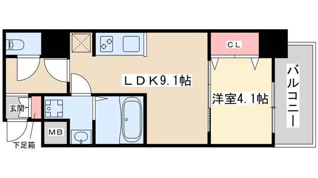 【間取り】 | エスレジデンス江坂エミネンス