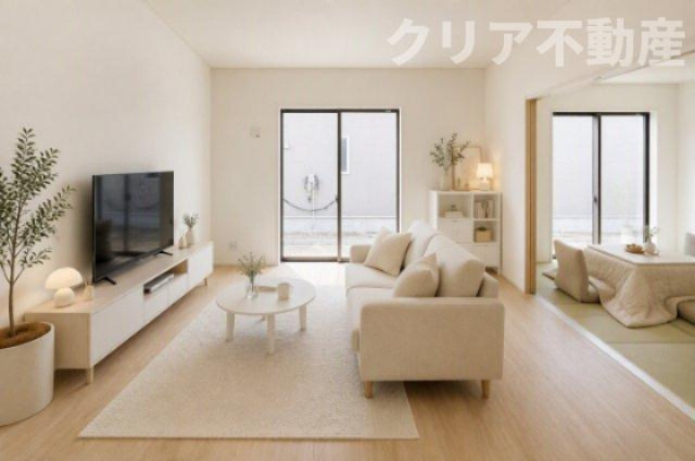 【外観】 | 平屋ラスト2棟　前橋市青柳町新築 | 家具はイメージです