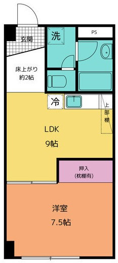 モンシャトー北新宿の間取り