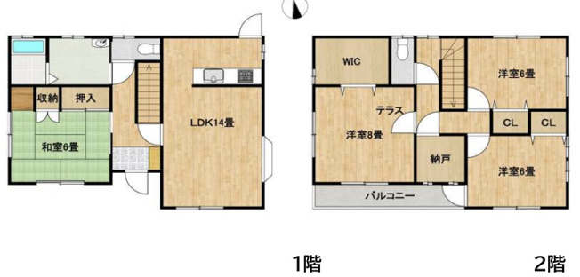 【間取り】 | 行田市大字下池守　中古戸建