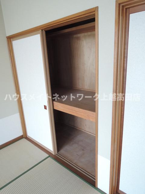 リバティ越後Ａの収納|収納（参考同型101号室室内写真）