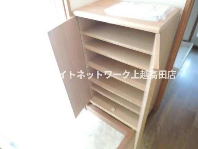 リバティ越後Ａの設備|シューズボックス（参考同型リバティ越後B 205号室反転室内写真）