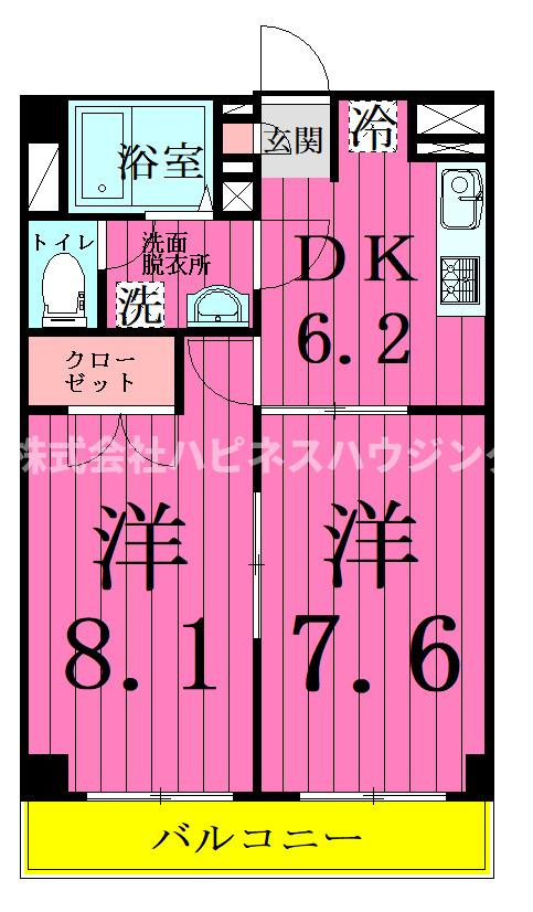アンプルール フェール 柏の間取り