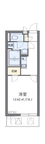 【間取り】 | クレイノエルズ東湊 | 代表的な間取のため実際の間取とは異なる場合があります