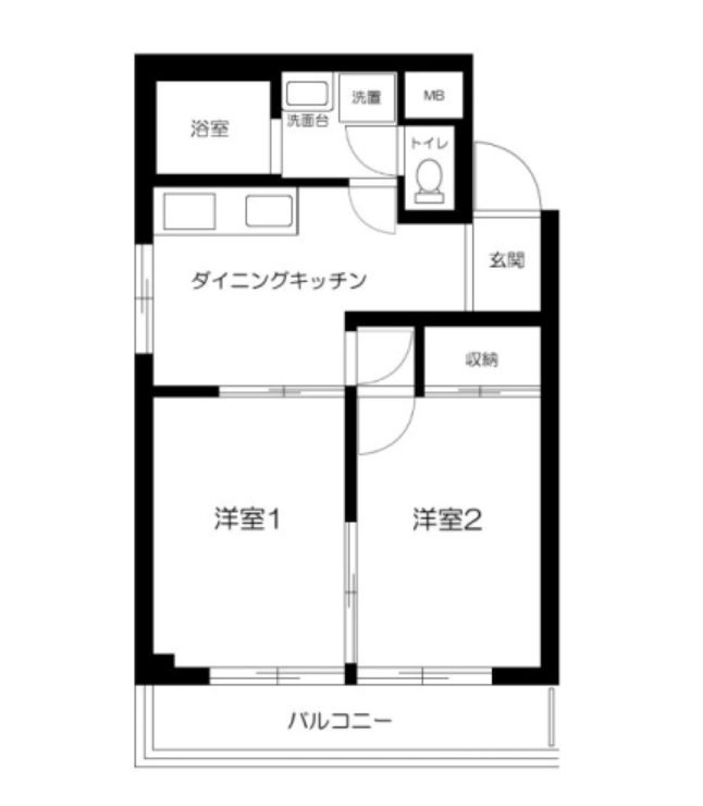 ペアシティ秀華一番館の間取り