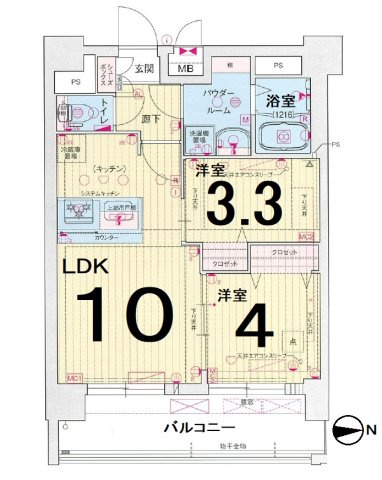 【間取り】 | プレサンス名古屋ルクソリア