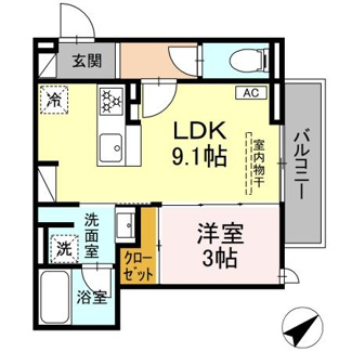 【間取り】 | Luxe 三ツ沢（リュクス） | Luxe 三ツ沢（リュクス）間取り