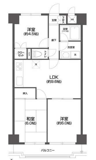 【間取り】 | スカイパレス東戸塚