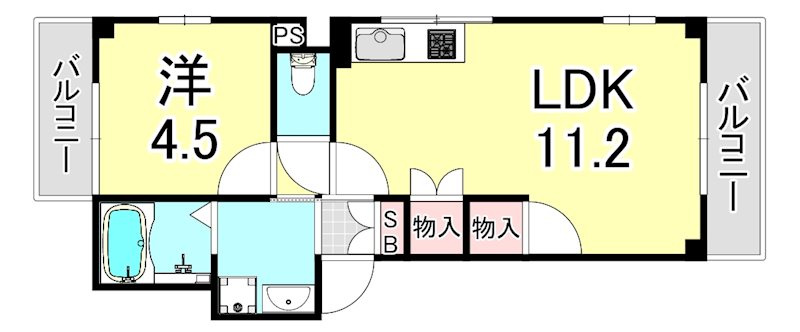 TSUKAGUCHI HOUSEの間取り