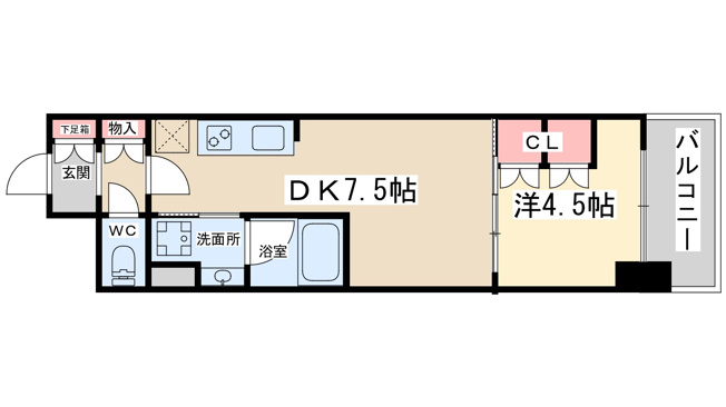 【間取り】 | ザ・パークハビオ天満橋