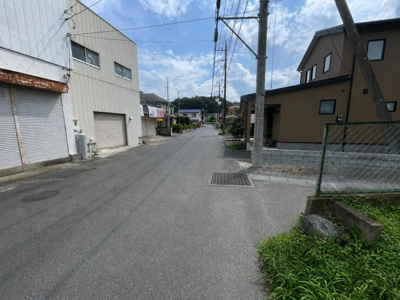 【前面道路含む現地写真】 | 桜川市岩瀬125坪売地