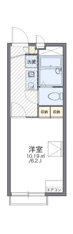 レオパレスニシスズランの間取り