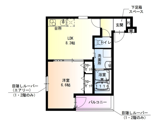 【間取り】 | フジパレス助松町サウス