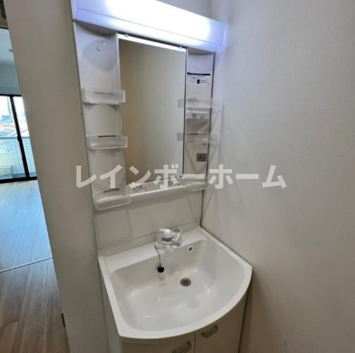 MELDIA新河岸の独立洗面台