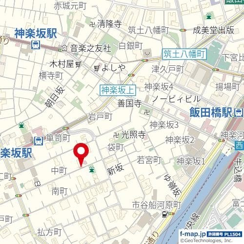フェニックス牛込神楽坂の地図