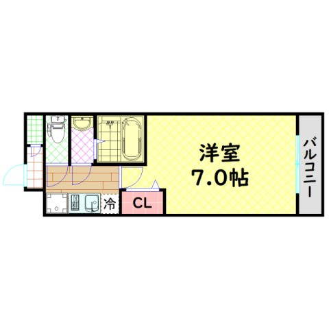 【間取り】 | ファステートNAMBA華月
