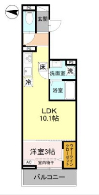 【間取り】 | Ｄ－Ｓｅｒｅｎｏ北野