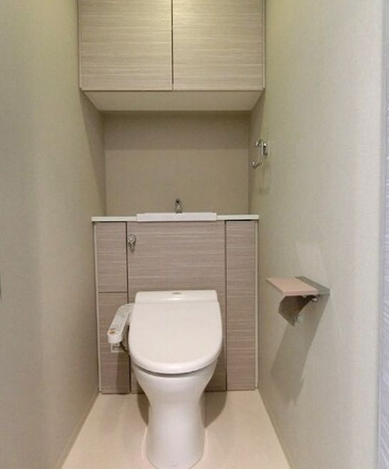 ライオンズ千代田三崎町のトイレ|落ち着いたトイレです