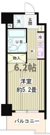 フォレスタ御苑前の間取り
