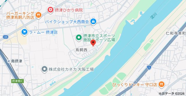 Variohouse鳥飼の地図