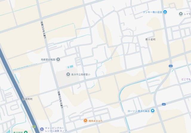 ★長浜市南小足町　第9期　新築一戸建ての地図