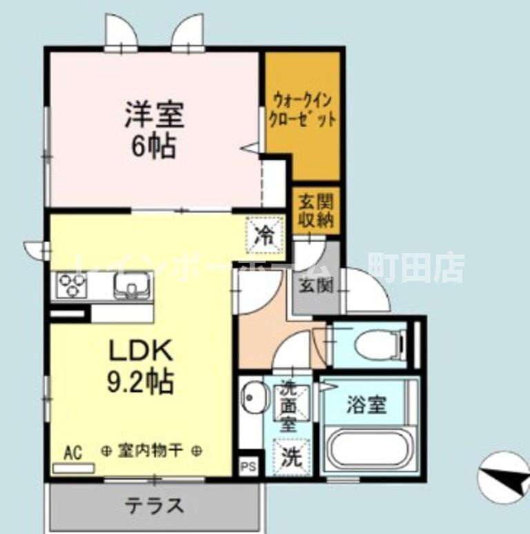グレイスさくら※初期費用分割あと払いサービス利用可能物件の間取り