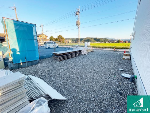長浜市南小足町　第9期　新築一戸建ての外観|現在の進捗状況です！順調に作業進行中、完成が待ち遠しいです！詳細の間取り等、お気軽にお問い合わせください！

