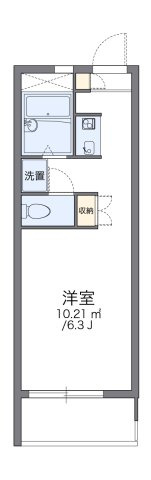 レオパレス谷津の間取り
