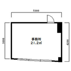 池田市城南１丁目の店舗事務所の間取り