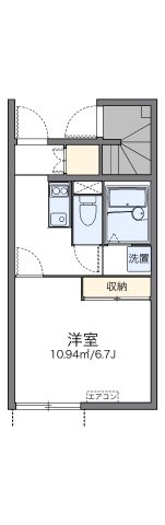 レオネクストプレジュールの間取り