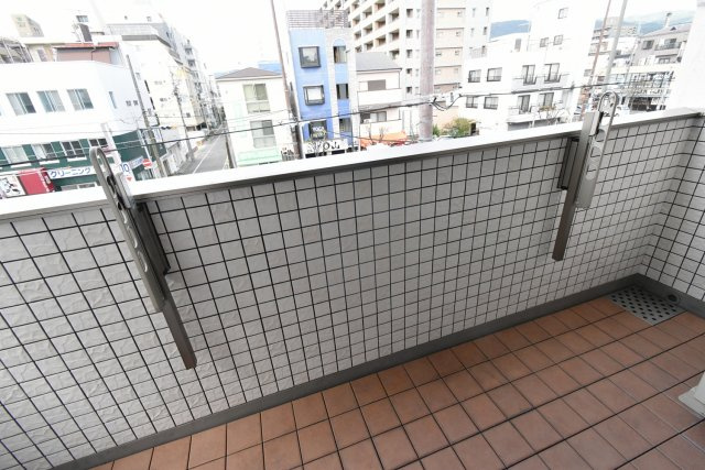 ルシエル城ケ堀のバルコニー