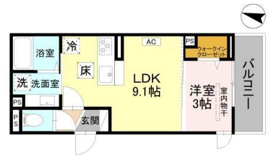 【間取り】 | Ｄ－Ｓｅｒｅｎｏ北野