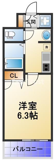 【間取り】 | プレサンス城北公園アクアージュ