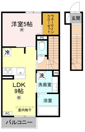 グランクレール西二見の間取り