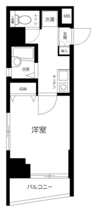 プレール日本橋壱番館の間取り