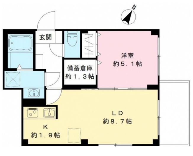 【間取り】 | 仮称　ユアメゾン中野区沼袋