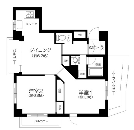 【間取り】 | ステージファースト幡ヶ谷