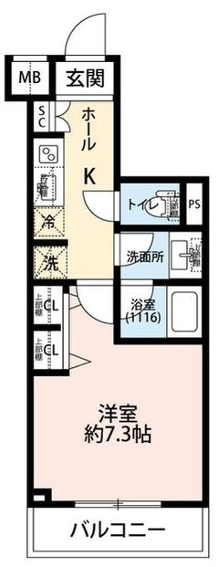 プレール・ドゥーク小竹向原の間取り|間取りです。