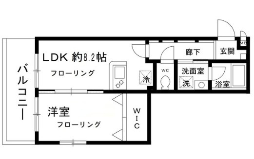 ＬＡＵＲＥＬ坂下の間取り|間取りです。