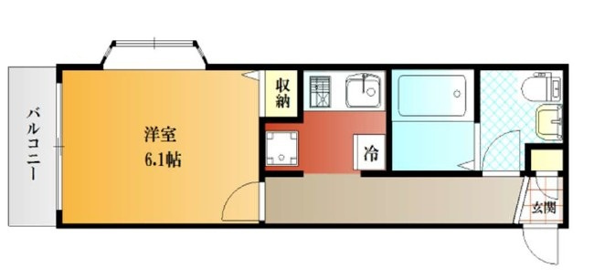 エスパス大山の間取り|間取りです。