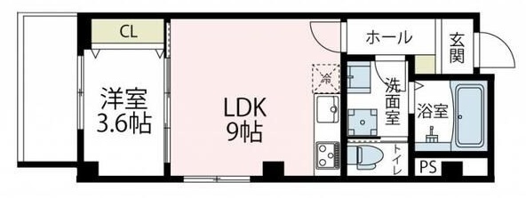 プロシード川崎の間取り|間取りです。
