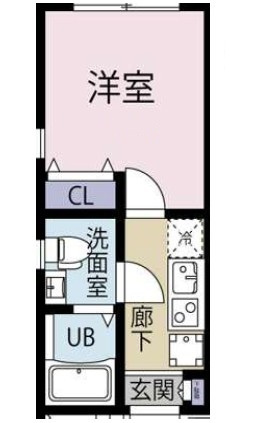 WINDS蒲田(ウィンズカマタ)の間取り|間取りです。
