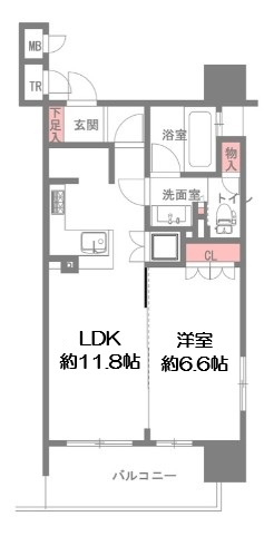 【間取り】 | リーガル南堀江