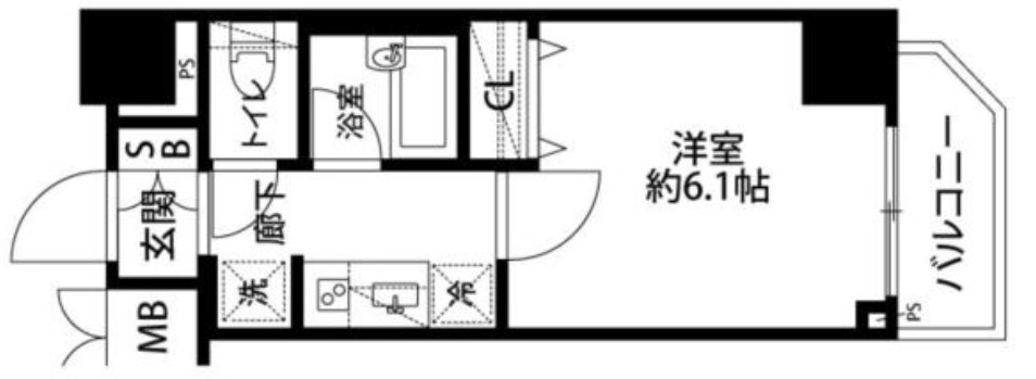 Ｒｉｓｉｎｇ　ｐｌａｃｅ　蒲田南の間取り|間取りです。