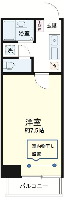大森山王濱栖鳳の間取り|間取りです。