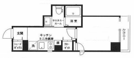 アセット大森の間取り|間取りです。