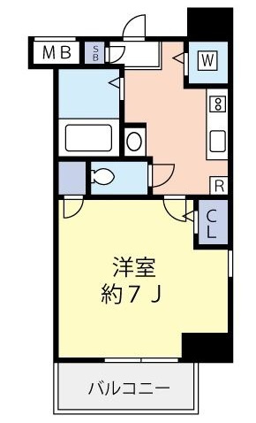 グランヴァン大井町Ⅱの間取り|間取りです。