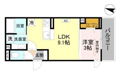 【間取り】 | Ｄ－Ｓｅｒｅｎｏ北野